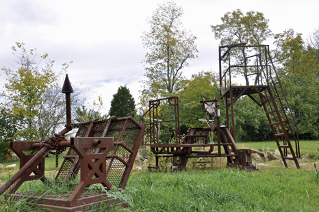  Function of Tools and Scar Garden sculpture