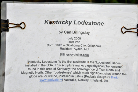 sign - Kentucky Lodestone