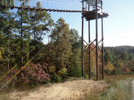 suspension bridge 1900 feet high