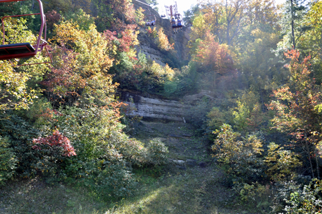 a cave in the mountain