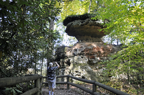 Lee Duquette and The Balanced Rock