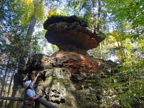 Karen Duquette and The Balanced Rock