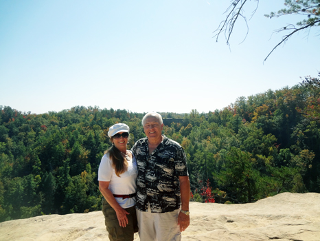 The two RV Gypsies at Overlook Point