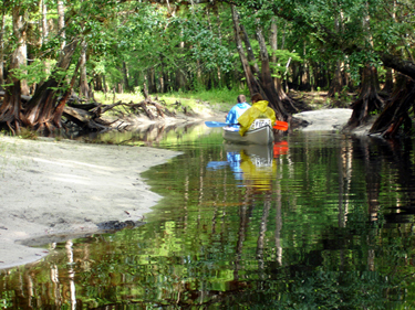 the river dries up