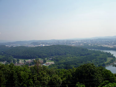 View from the outside tower