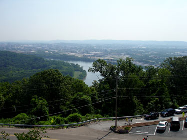 View from the outside tower