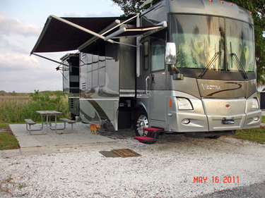 the RV of the two RV Gypsies