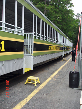 the train at Stone Mountain