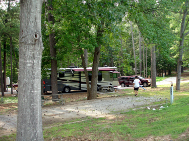 the new yard of the two RV Gypsies