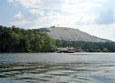 View of Stone Mountain from the "Duck"