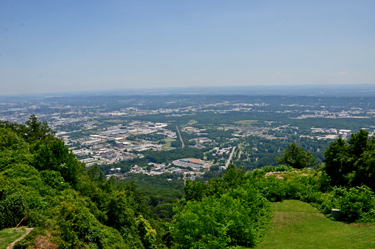 View from the top of Lookout Mountain