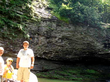 the two RV Gypsies and their grandson at Cloudland Canyon State Park