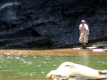 the grandson of the two RV Gypsies at Cloudland Canyon State Park