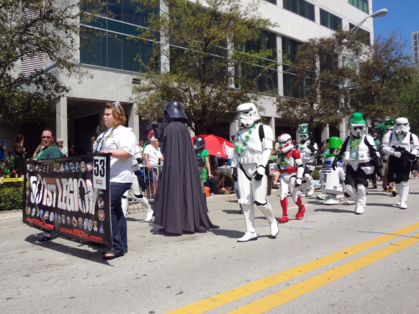 Star Wars invade the St. Patrick Day's Parade