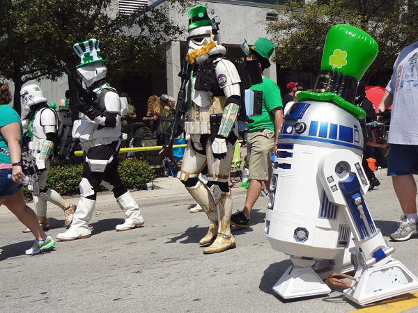 Star Wars invade the St. Patrick Day's Parade