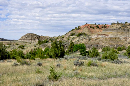 rock formations at Painted canyon