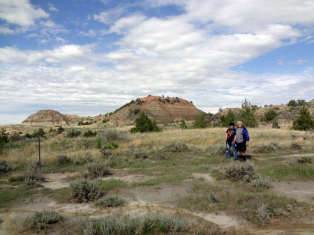 The two RV Gypsies at the bottom of the trail.