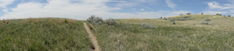 the start of Ridgeline Nature Trail