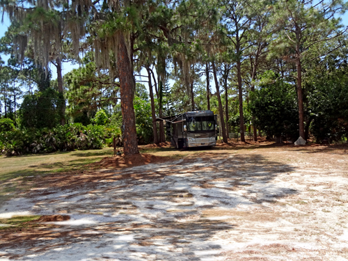 The RV of the two RV Gypsies in Englewood, Florida 