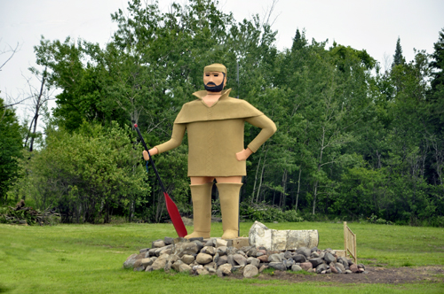 Pierre the Voyageur on the North Shore Scenic Byway