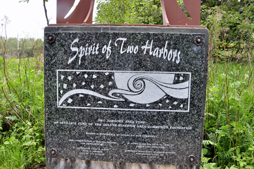 sign: Spirit of Two Harbors
