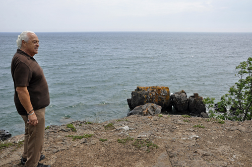 Lee Duquette by Lake Superior