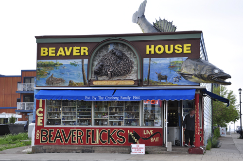 the Beaver House in Grand Marais, Minnesota