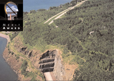 aerial virew of Silver Creek tunnel