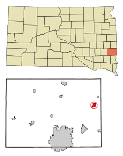 South Dakota map