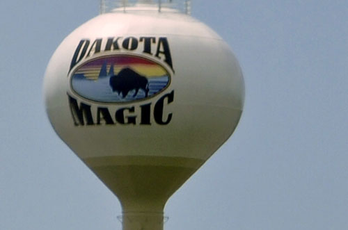 South Dakota water tower