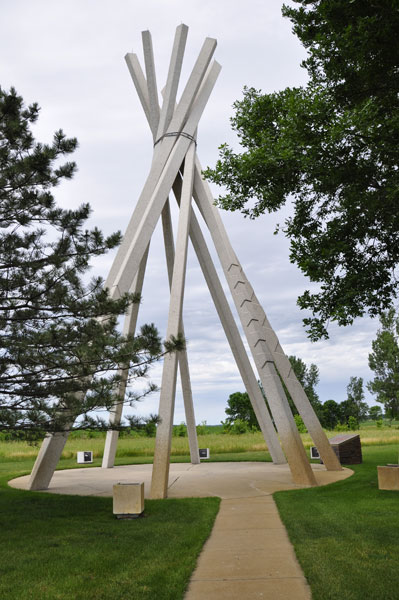 the framework of the Plains Indian home