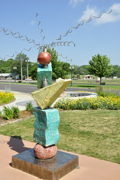 art sculpture with an unexpected shadow