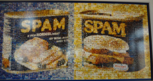 photo of cans of Spam