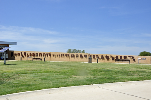 the living wall of states participating in the Homestead ACT