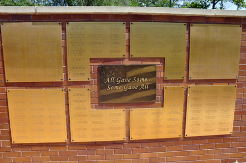 Wall of Honor section entitled All Gave Some, Some Gave All