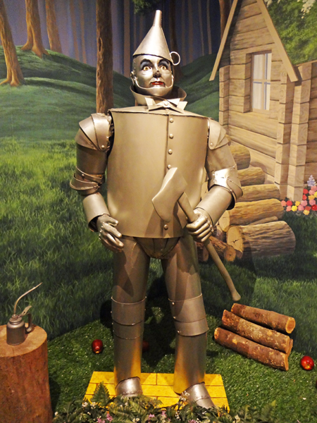 tin man and his ax