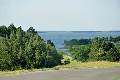 Milford Lake in Kansas