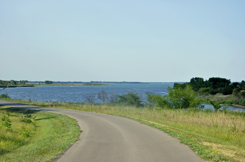 Milford Lake in Kansas
