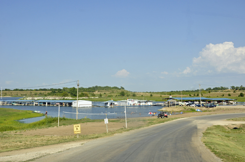 Milford Lake at Thunderbird Marina and Campground in Kansas