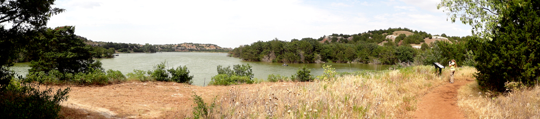 panorama at Roman Nose State Park