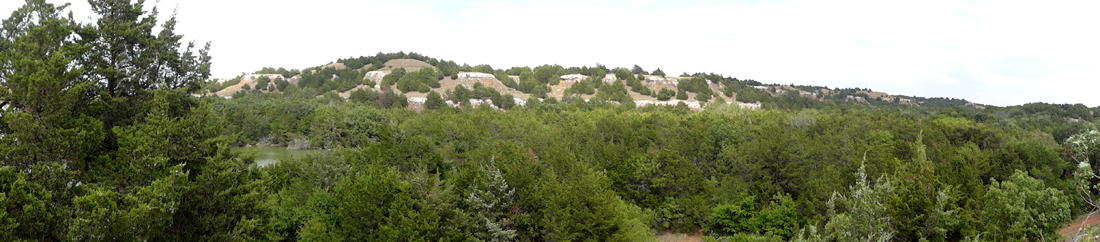 panorama at Roman Nose State Park