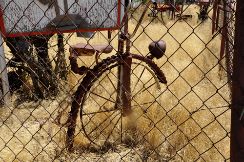 old one wheel bicycle