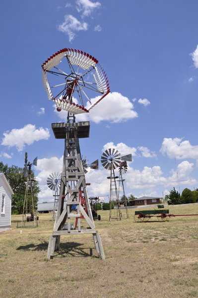 windmills at Shattuck Windmill Museum