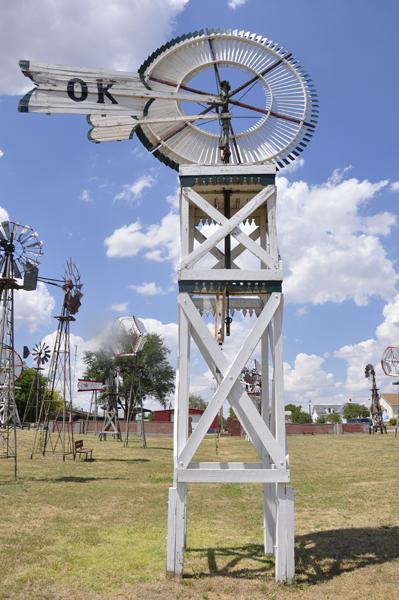 windmills at Shattuck Windmill Museum