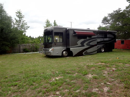 The RV of the two RV Gypsies in Deland,, Florida