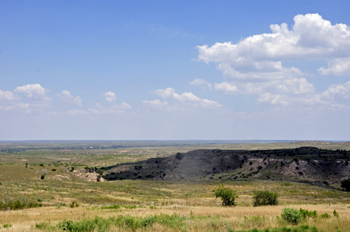 Texas Landscape as seen from Gray County Rest Area