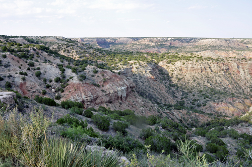 Palo Duro Canyon State Park view from Interpretive Center