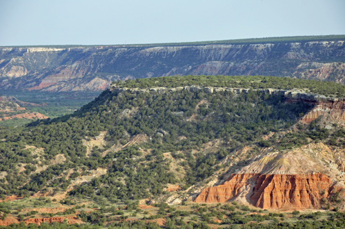 Palo Duro Canyon State Park view from Interpretive Center