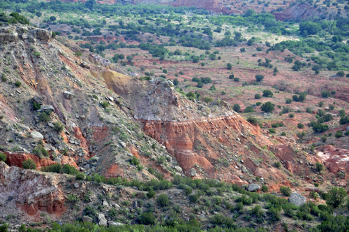 amazing scenery in Palo Duro Canyon