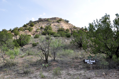 the three corners area of Palo Duro Canyon